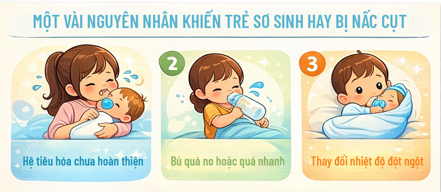 Hiểu được tại sao trẻ sơ sinh bị nấc sẽ giúp ba mẹ chủ động hơn trong việc phòng ngừa.