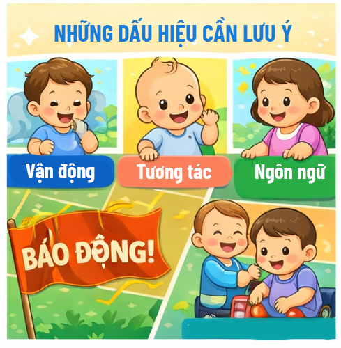 Mỗi đứa trẻ phát triển theo tốc độ riêng, nhưng có một số dấu hiệu cho thấy bé có thể cần được đánh giá chuyên sâu hơn
