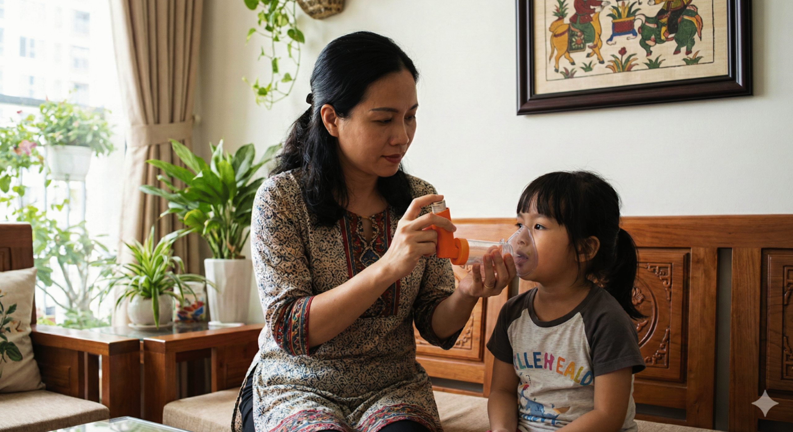 Tuân thủ dùng thuốc dự phòng hàng ngày cho trẻ hen suyễn