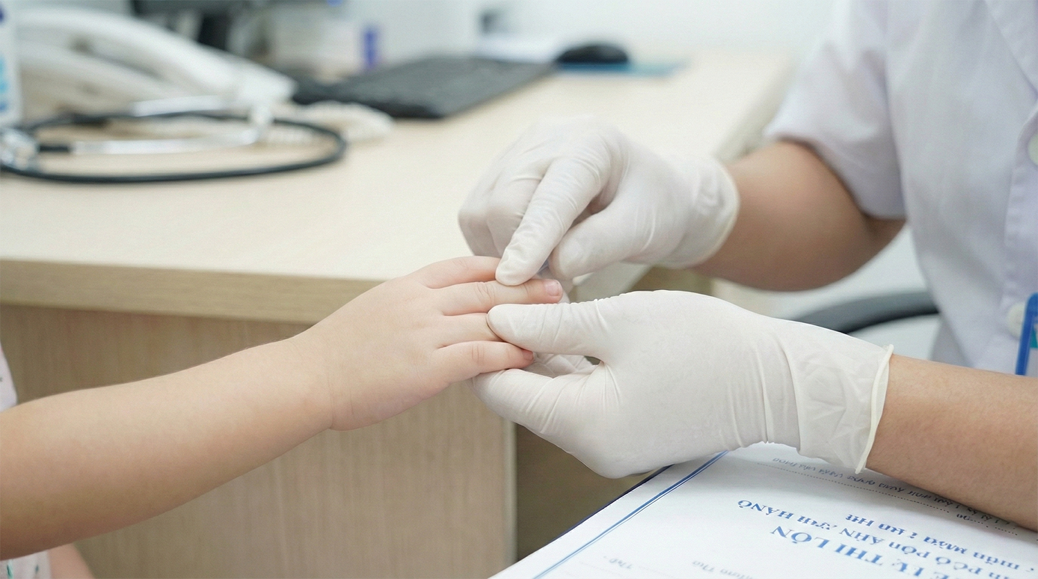 Đôi khi các bệnh lý hô hấp lại thể hiện qua các dấu hiệu tăng trưởng toàn thân