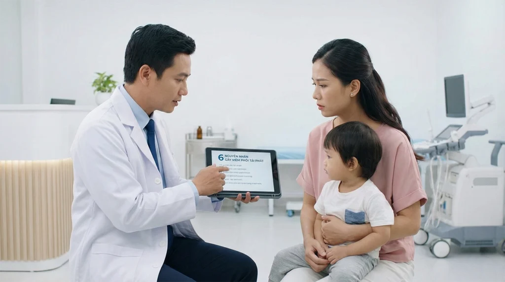 6 Nguyên Nhân Hàng Đầu Gây Viêm Phổi Tái Phát Ở Trẻ Em & Cách Tầm Soát
