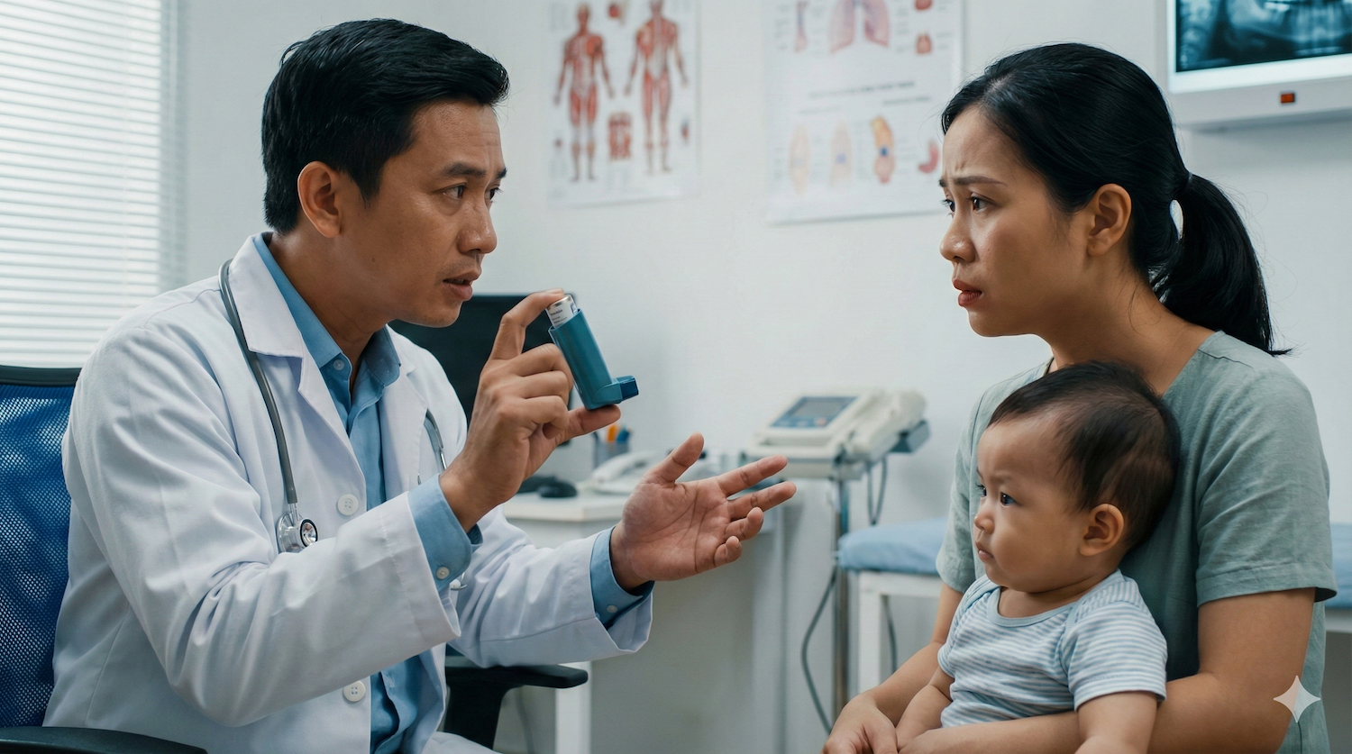 Dùng quá nhiều thuốc cắt cơn là nguy hiểm, cần bác sĩ điều chỉnh ngay.