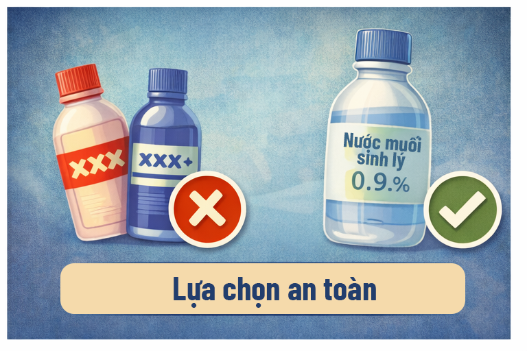 Nước muối sinh lý (Natri Clorid 0.9%): Lựa chọn VÀNG, An Toàn Tuyệt Đối Và Hiệu Quả