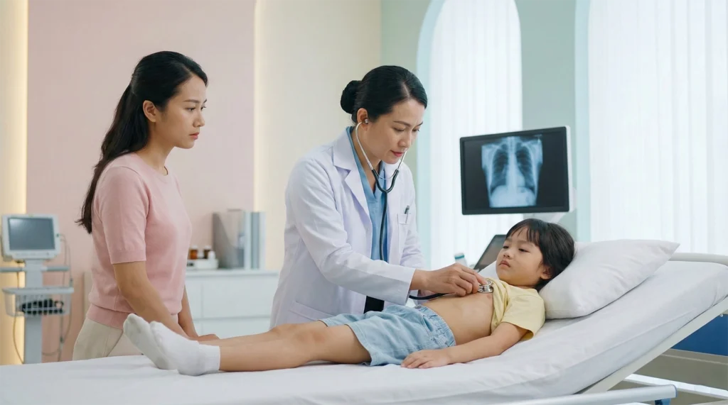 Viêm Phổi Ở Trẻ Em: 5 Dấu Hiệu Nhận Biết Sớm & Cảnh Báo Nguy Hiểm Cần Nhập Viện Ngay