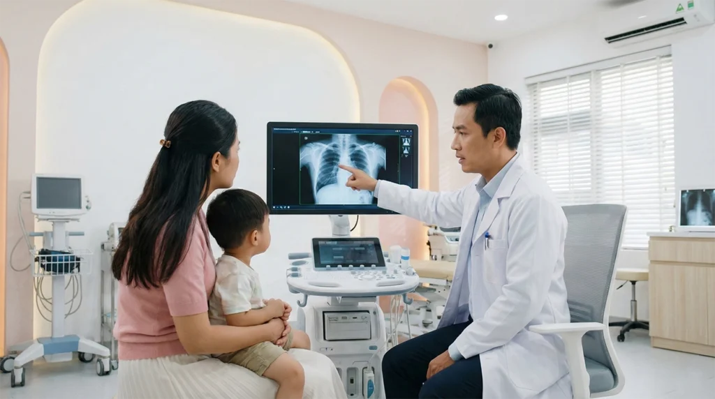 Viêm Phổi Tái Phát Ở Trẻ Em: Tiêu Chuẩn Chẩn Đoán & Khi Nào Cần Tầm Soát Chuyên Sâu?