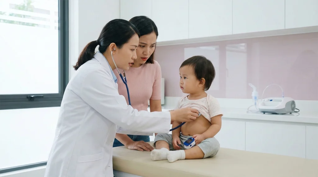 Viêm Tiểu Phế Quản Ở Trẻ Em: Dấu Hiệu Nhận Biết, Chăm Sóc Đúng & Cảnh Báo Nguy Hiểm
