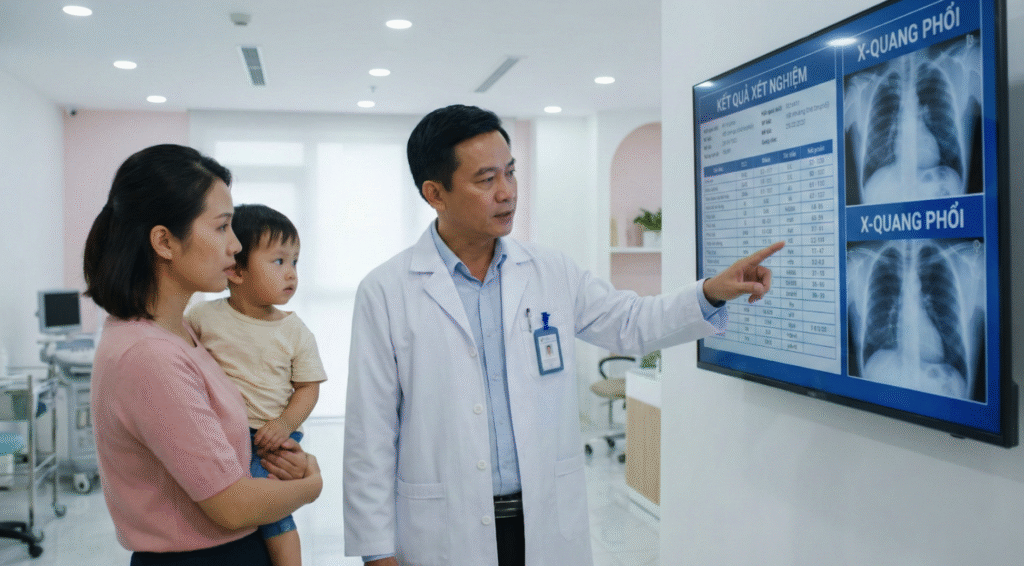 Viêm Phổi Tái Phát Ở Trẻ: 5 Xét Nghiệm Chuyên Sâu Cần Làm Để "Bắt" Đúng Bệnh