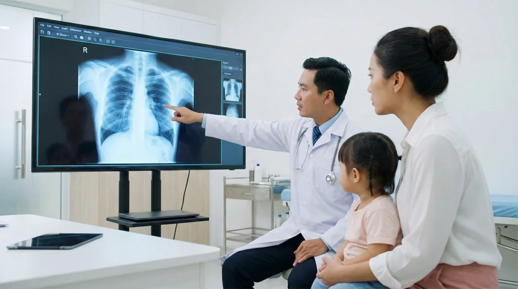 Viêm Phổi Tái Phát Ở Trẻ: Vai Trò Của X-Quang, CT Phổi & Lưu Ý An Toàn