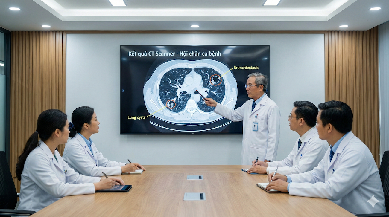 Kết quả từ X-quang và đặc biệt là CT Scanner là chìa khóa để chuyển đổi từ điều trị bao vây sang điều trị trúng đích (Targeted Therapy), giúp hạn chế lạm dụng kháng sinh.