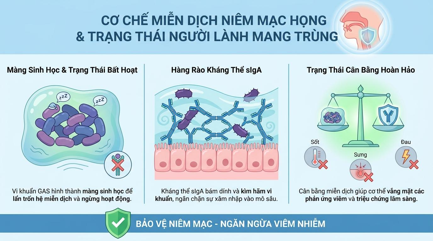 Cơ Chế Bệnh Sinh Học Và Miễn Dịch Học Niêm Mạc Họng