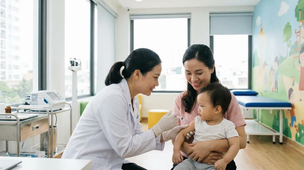 Kích thích miễn dịch chủ động thông qua hệ thống vắc-xin